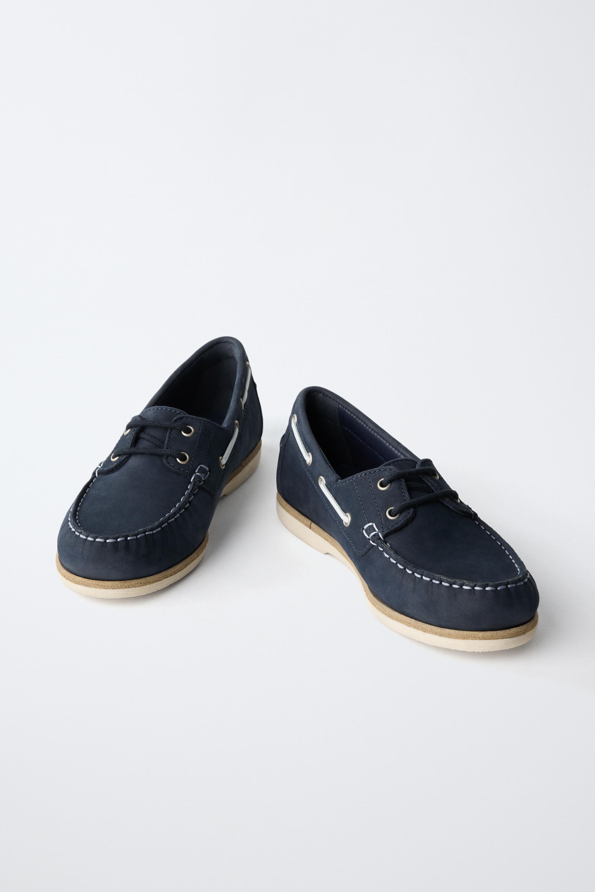 CHAUSSURES BATEAU EN CUIR